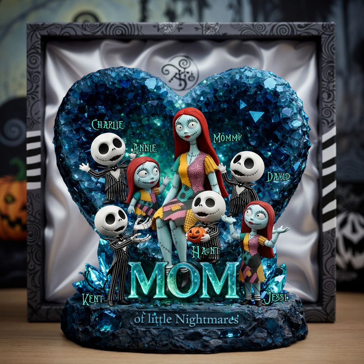 Horror Mom And Kids Acrylic Plaque - Personalized Gifts For Mother's Day Plaque 07TOLU060426-Homacus