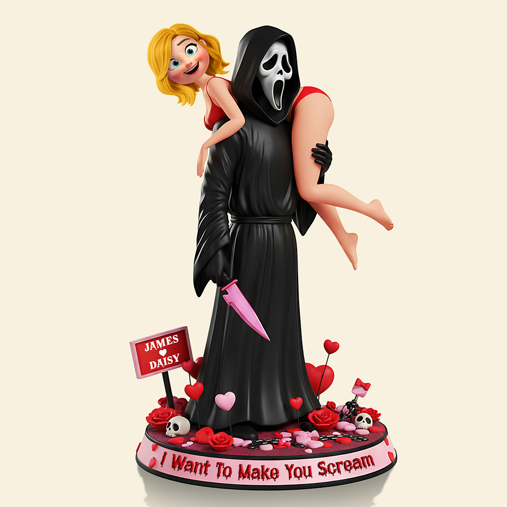 Spooky Romance Acrylic Plaque – Personalized Gifts For Couple 01kita041225-Homacus