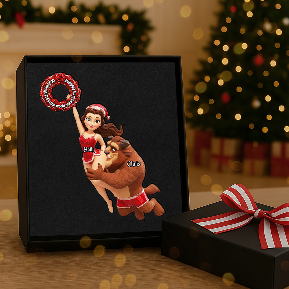 Personalized Gifts For Christmas, Naughty Couple Acrylic Ornament 01ohta081025-Homacus