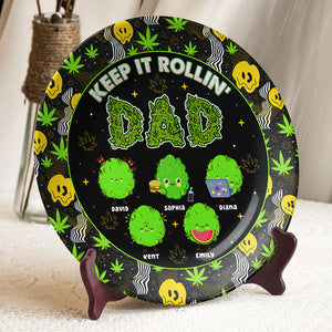 Personalized Gifts For Mom Ceramic Round Plate 021toqn210325-Homacus
