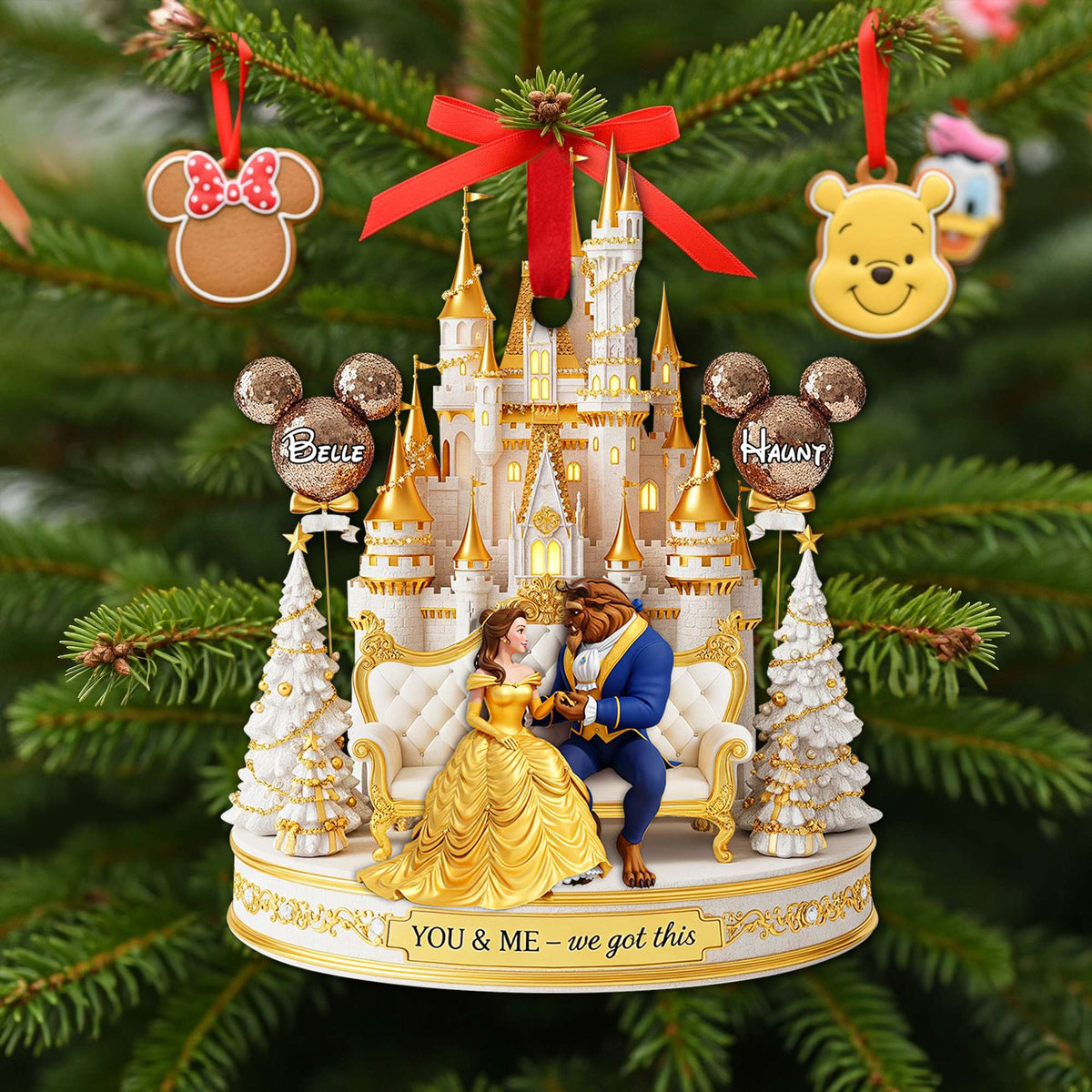 Timeless Tale Couple Ornament - Personalized Christmas Gifts For Couple 06OHLU180825-Homacus
