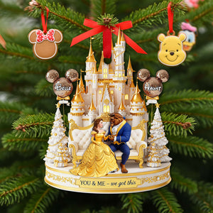Timeless Tale Couple Ornament - Personalized Christmas Gifts For Couple 06OHLU180825-Homacus