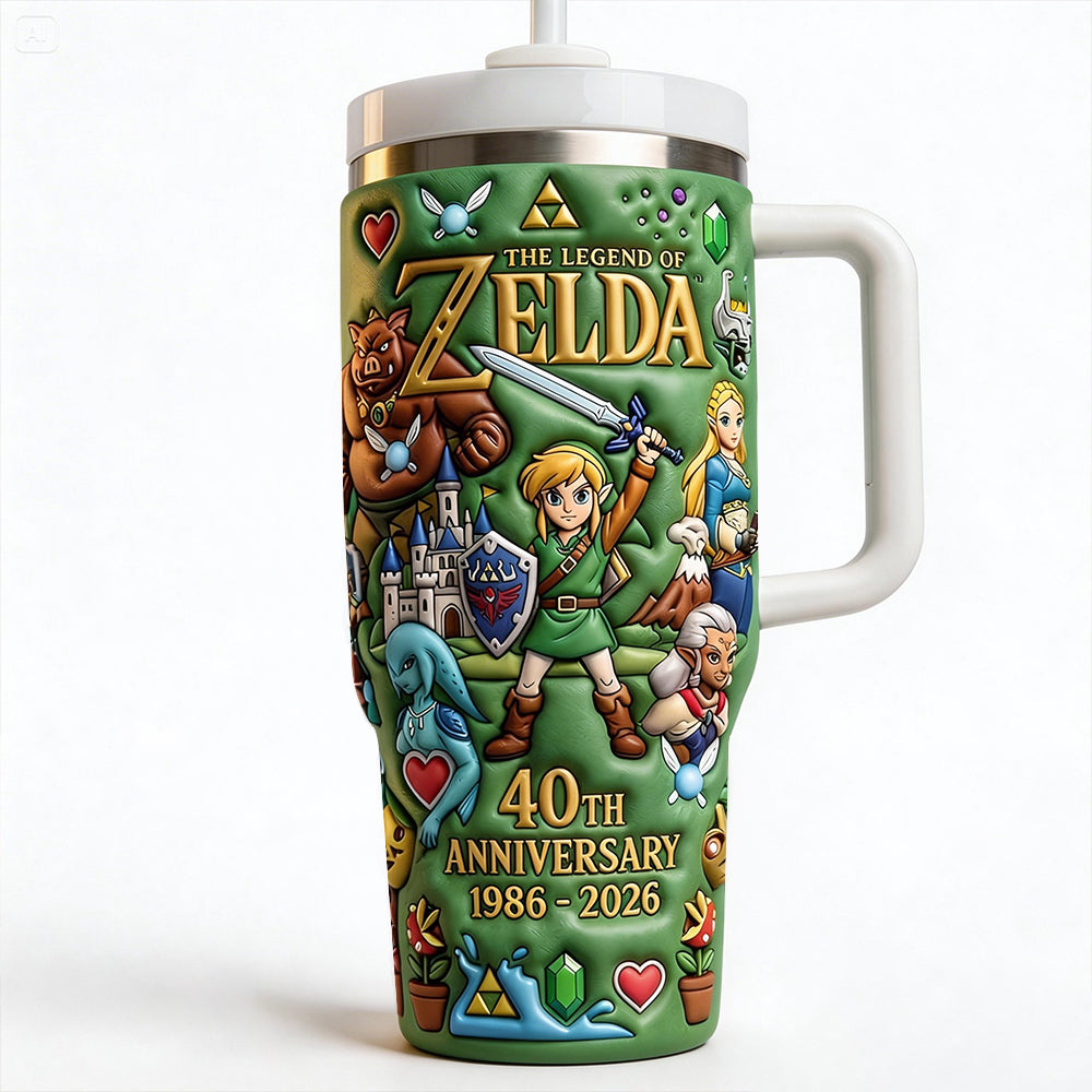 Adventurous 40th Anniversary Tumbler - Personalized Gifts 01tgdt060326-Homacus