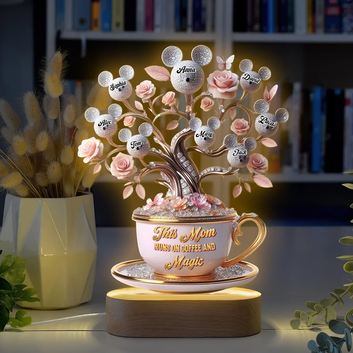 Magic Mouse Mom LED Light Personalized Gifts For Mom 04tgtn220425-Homacus