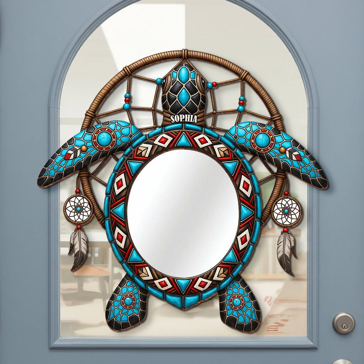 Sea Turtle Personalized Holiday Gifts For Native Mirror 04natn290725-Homacus