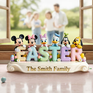 Easter Family Acrylic Plaque - Personalized Gifts For Family 02pgta020226