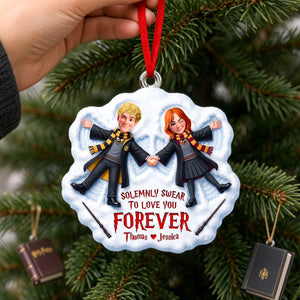 Endless Love Christmas Ornament - Personalized Gifts For Couple 06TODH280926