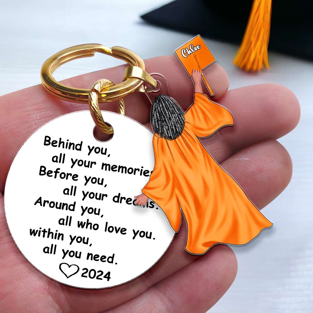 Personalized Gifts For Graduation Tag Keychain 02ACDT131224TM-Homacus
