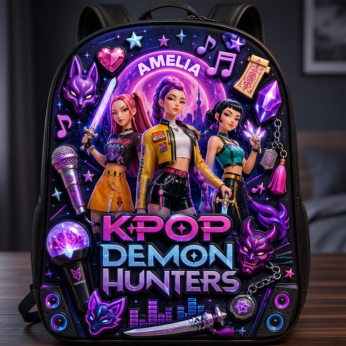 Fantasy Girl Backpack - Personalized Gifts For Kids School Bag 07nadt290626-Homacus