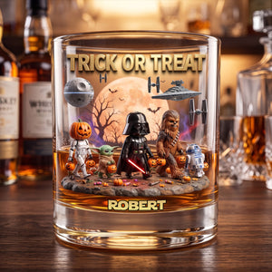 Cosmic Halloween Round Glass - Personalized Gifts 02TYDT310726-Homacus