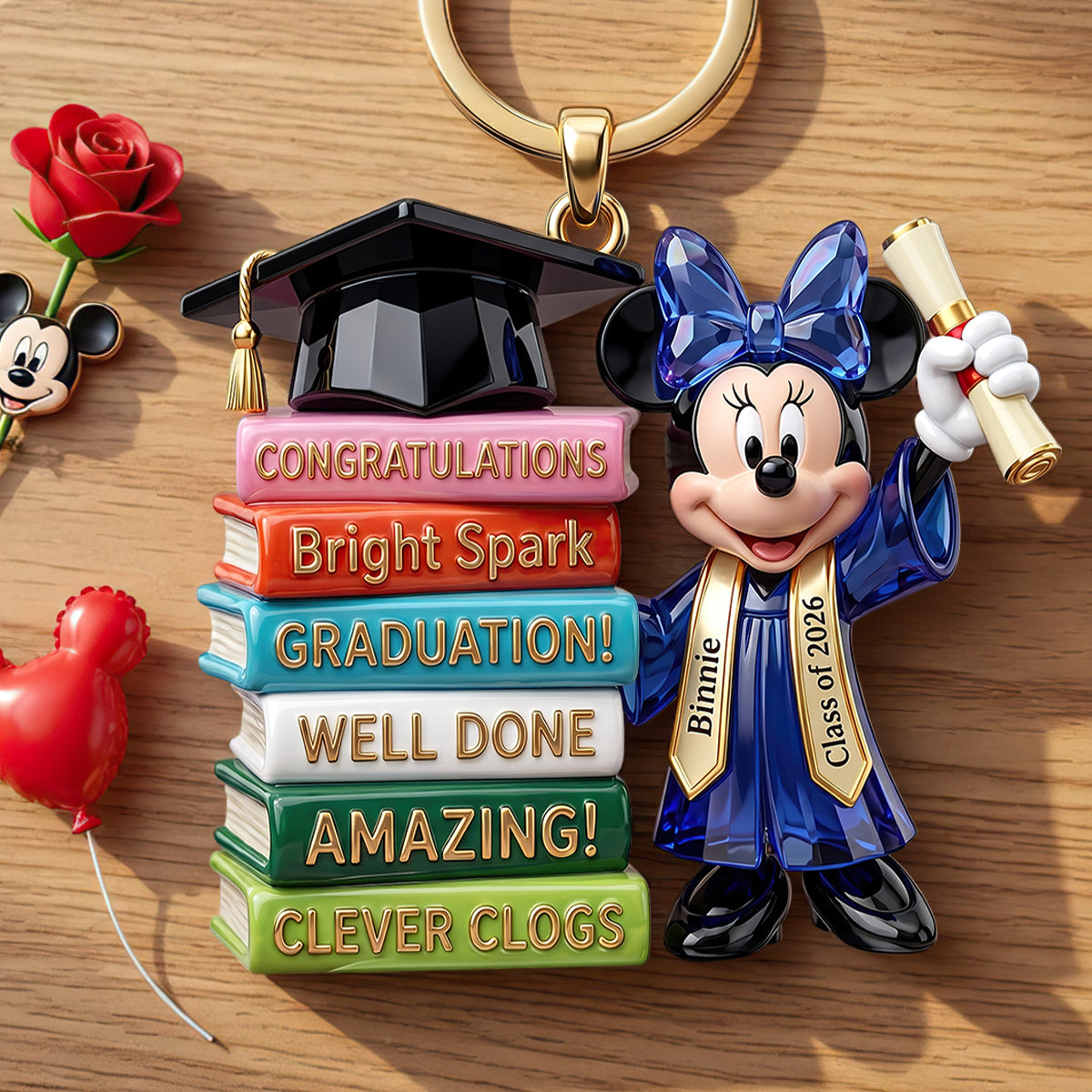 Celebrate Graduation Keychain - Personalized Gifts For Graduates 05padt080526-Homacus