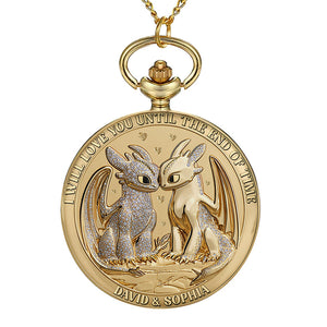 Legendary Love Pocket Watch Personalized Gifts For Couple 06TGQN190625-Homacus