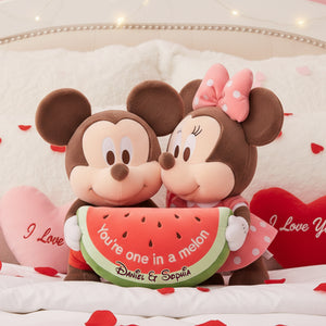 Adorable Watermelon Couple Pillow - Personalized Gifts For Couples 05PGLU251125