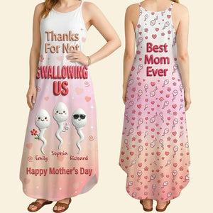 Best Mom Ever Suspender Maxi Dress - Personalized Gifts For Moms 03nadt190326-Homacus