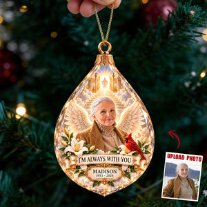 Memorial Heaven Acrylic Ornament - Custom Photo Memorial Gifts 02hadt131026-Homacus