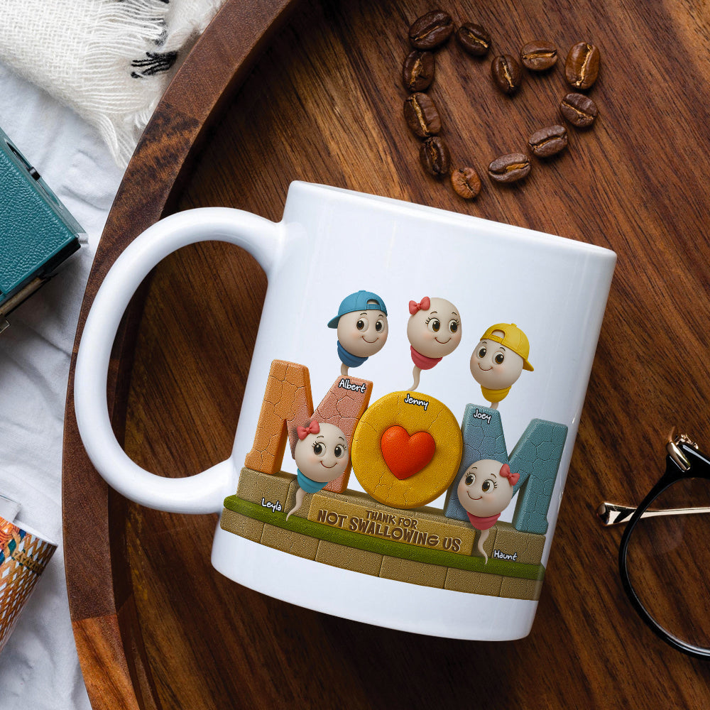 Mom Coffee Mug - Personalized Gifts For Mother 04OHLU170425-Homacus