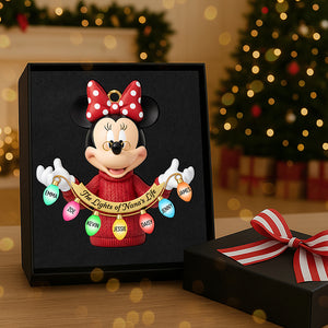 The Lights Of Grandma Acrylic Ornament - Personalized Gift For Grandma 01NATA011125-Homacus