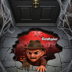 Halloween Scary Doormat - Personalized Gifts For Movie Fans 05PGLU150825-Homacus