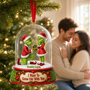 Forever Love Christmas Acrylic Ornament - Personalized Christmas Gift For Couples 05ohlu190826