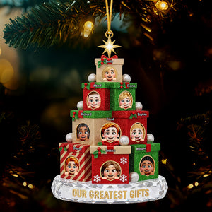 Our Greatest Gifts Christmas Ornament – Personalized Gifts for Grandparents 01qhqn061025-Homacus