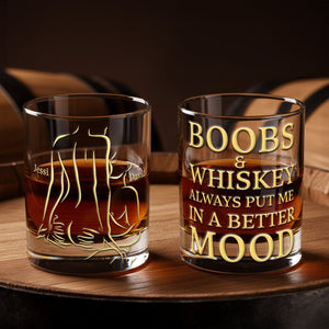 The Best Mood Round Glass - Personalized Gifts For Couples 03NALU221125-Homacus
