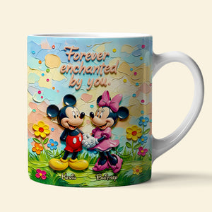 Forever Enchanted Mug Personalized Gifts For Couple 02OHDT180625-Homacus