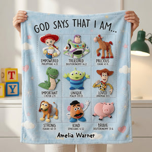 God's Promises Blanket - Personalized Anniversary Gifts 02NADT240626