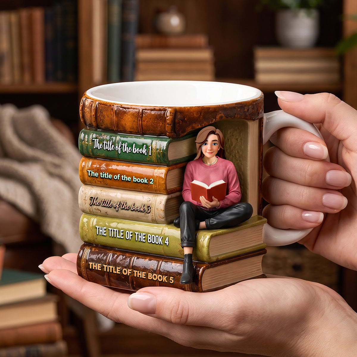 Cozy Reading Coffee Mug - Personalized Gifts For Bookworms 04OHDH130826-Homacus