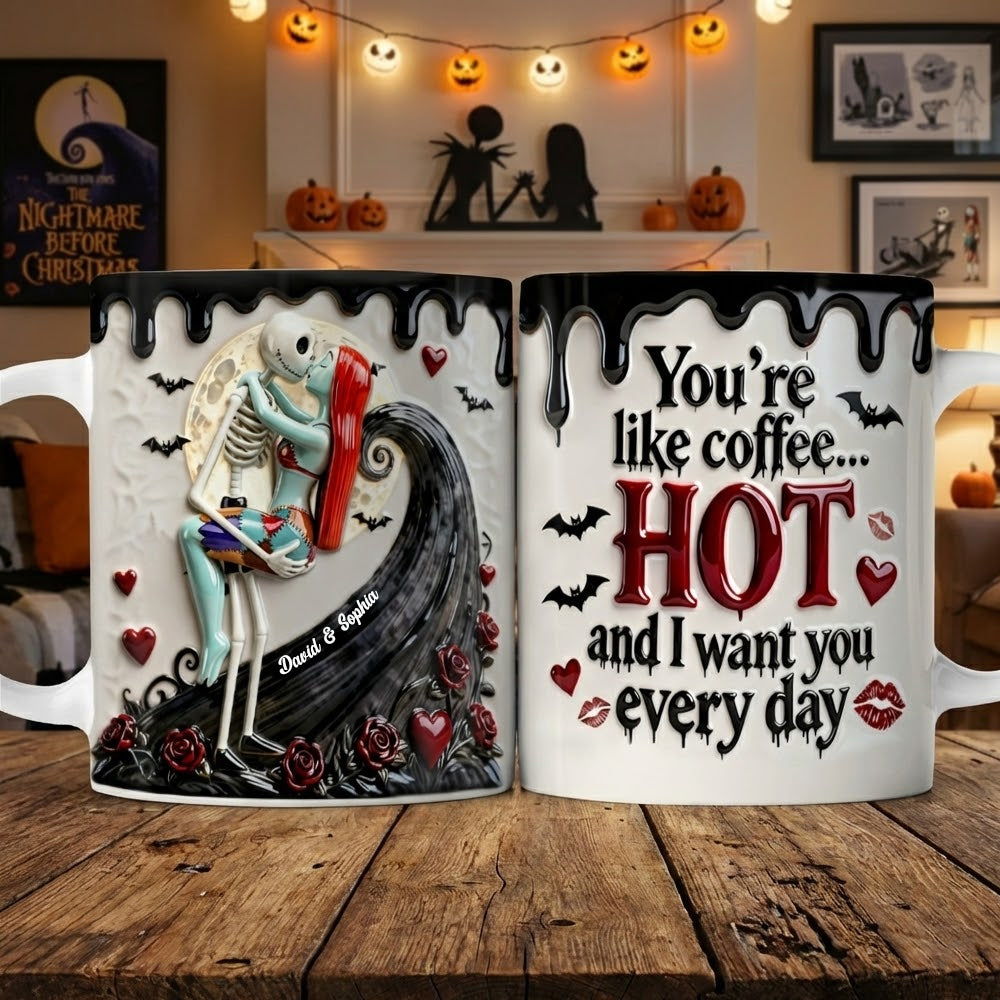 Kissing Couple Accent Mug - Personalized Gifts For Couple 01NATN120126-Homacus