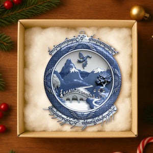 Blue Fantasy Ornament, Personalized Gifts For Movie Fans 04qhtn081025-Homacus