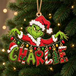 Playful Name Art String Ornament - Personalized Christmas Gifts 05qhlu210926-Homacus