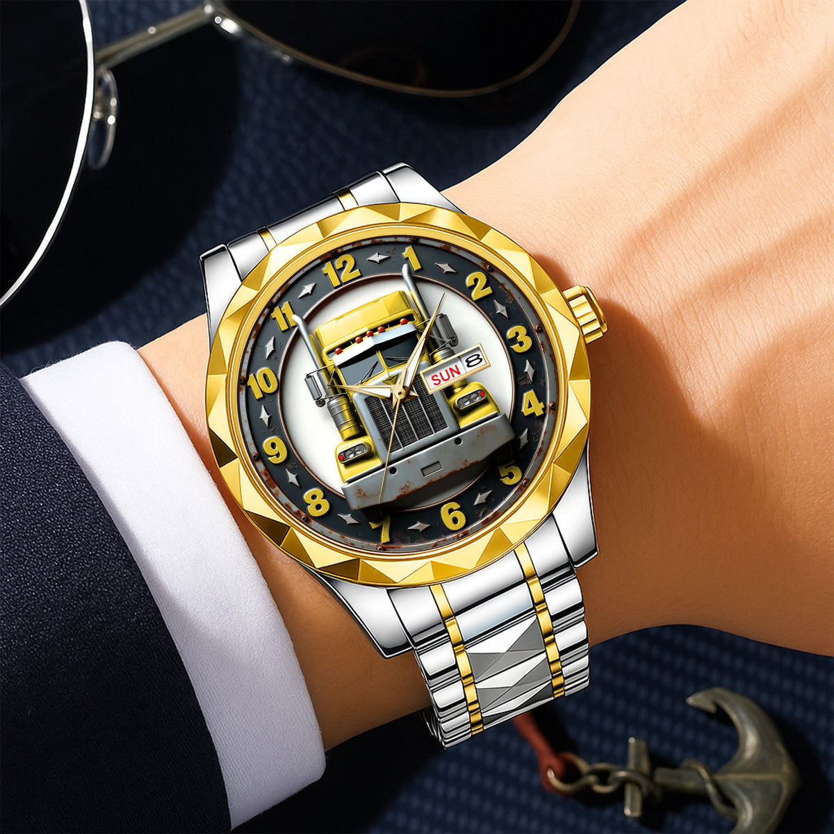 Trucker's Pride - Men's Watch Personalized Gifts for Truckers 03HUDT240725-Homacus