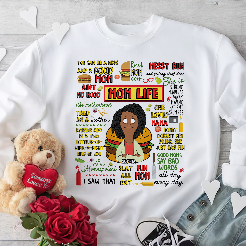 Personalized Gifts For Mom Shirt Mom Life 02hupu150225hg-Homacus