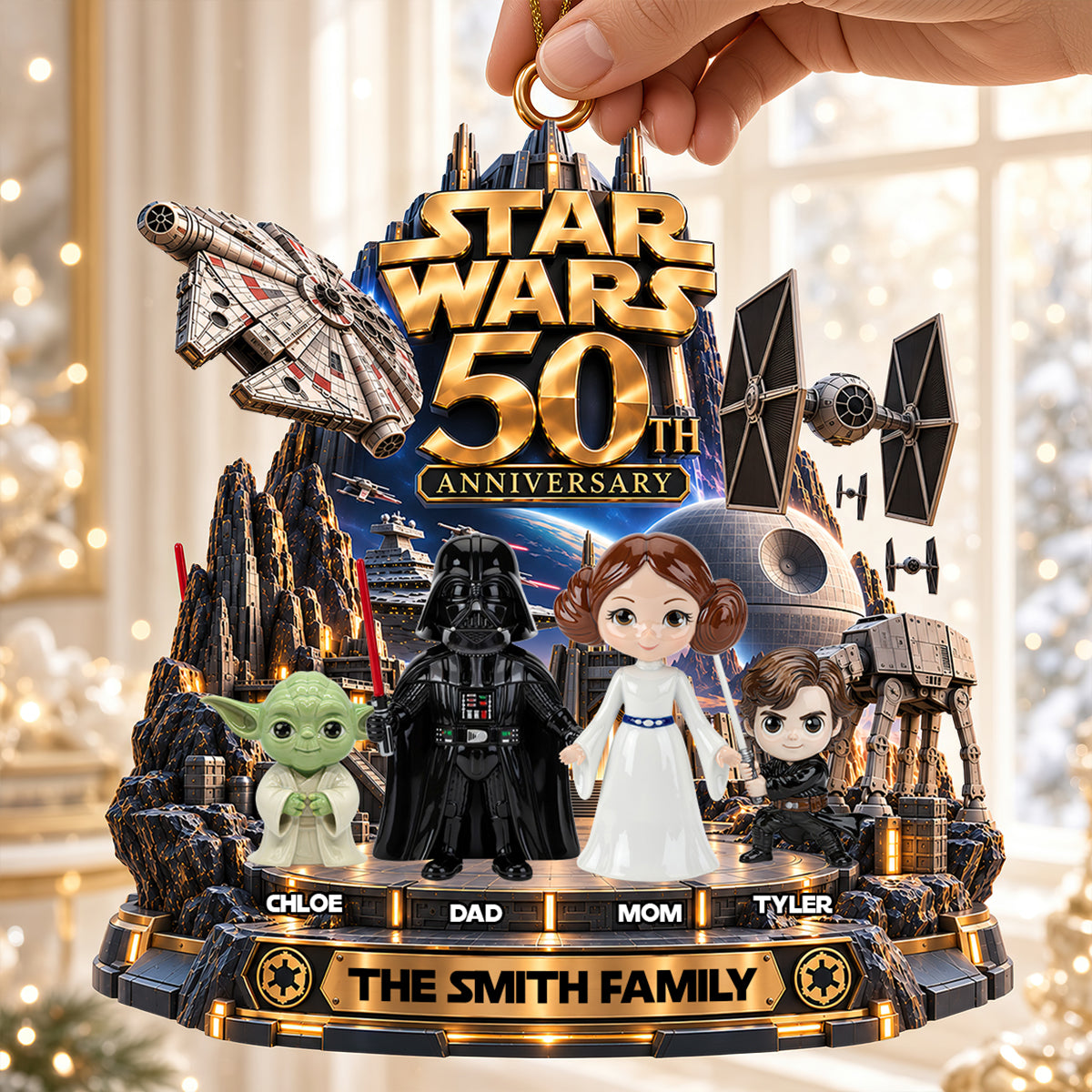 50 Years Of Timeless Memories Ornament - Personalized Anniversary Gift For Family 01OHDT021026-Homacus