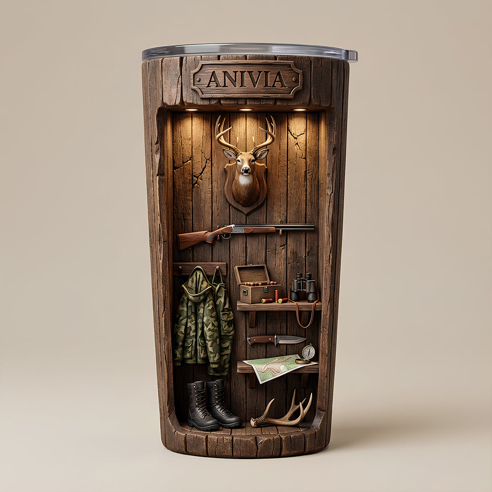 Deer Hunting Tumbler - Personalized Gifts For Hunters 06KIDT301225-Homacus