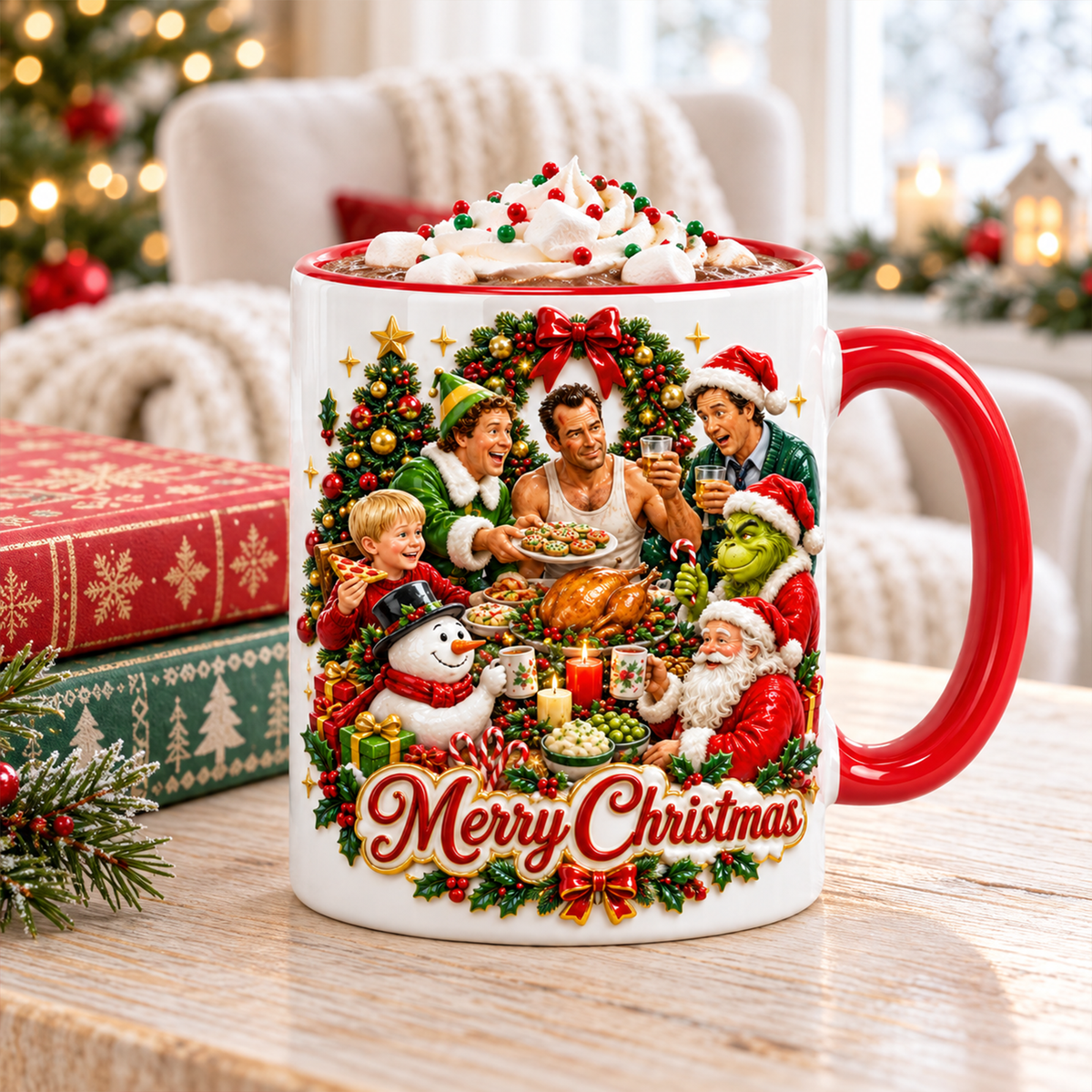 Nostalgic Christmas Character Coffee Accent Mug - Personalized Gifts For Movie Lovers 05toqn231026-Homacus