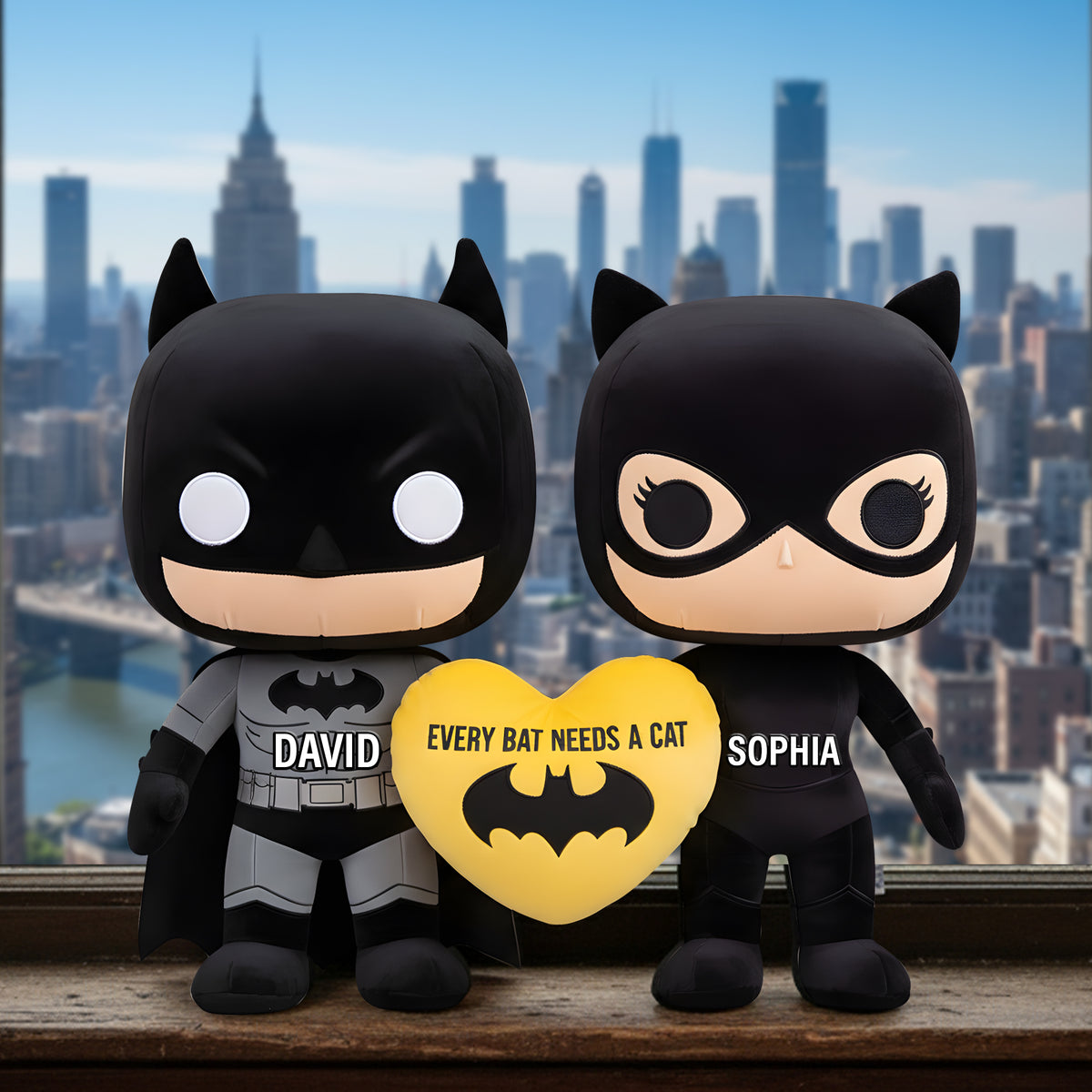 Shadow Couples Shaped Pillow - Personalized Gifts For Couples 05KILU171125-Homacus