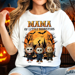 Spooky Monsters Personalized Gifts For Grandma Shirt 03natn160725-Homacus