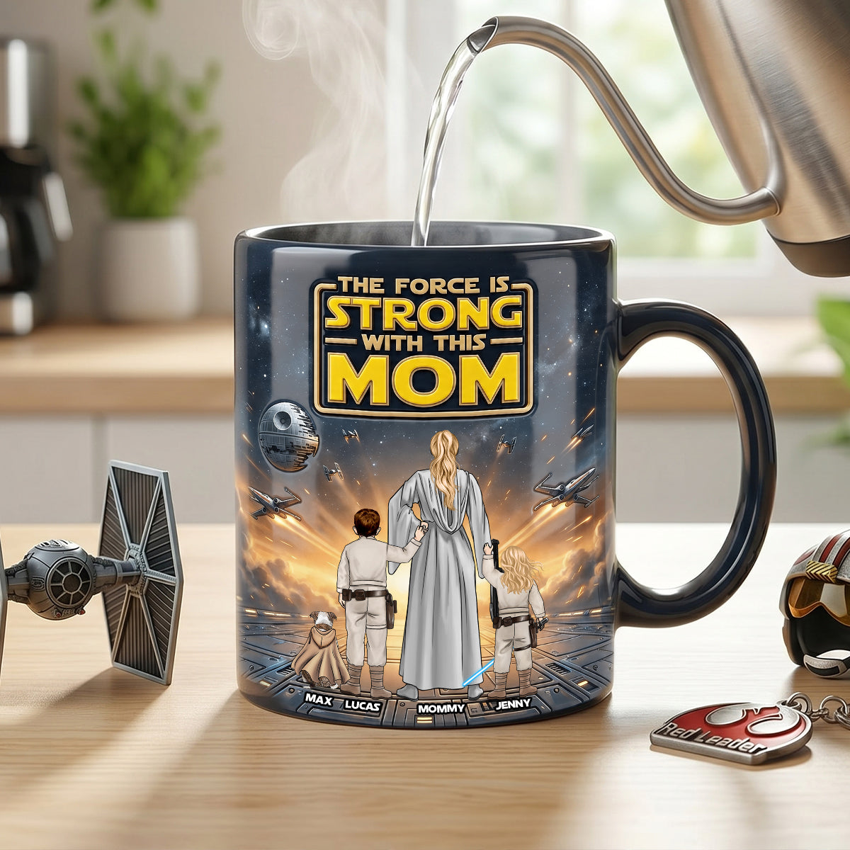 Strongest Warrior Mom And Kids Magic Mug - Personalized Gifts For Moms 03natn200426-Homacus