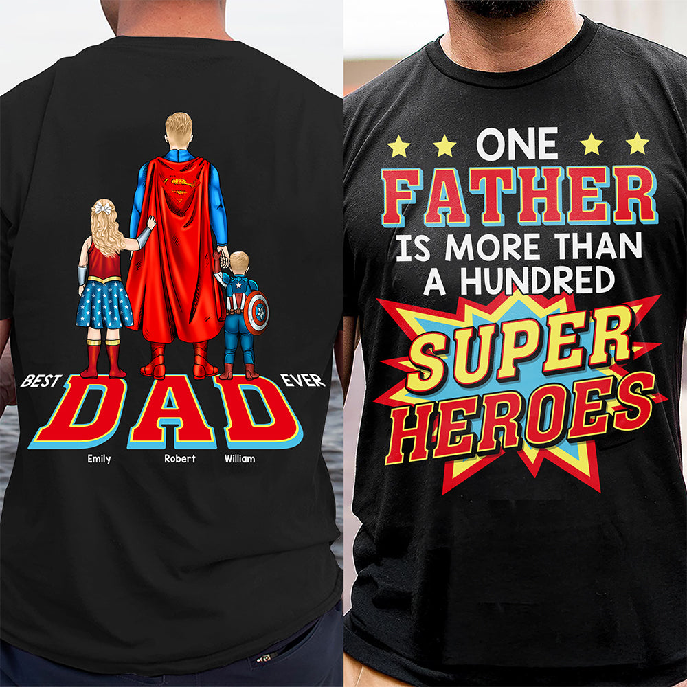 Super Dad Shirt Personalized Gifts For Dad 012TOQN180325PA-Homacus