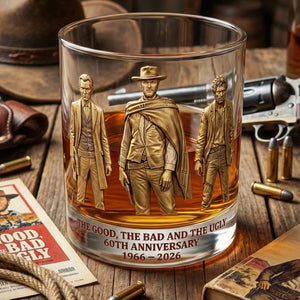 60th Anniversary Western Style Drinking Glass - Personalized Gift For Drinking Lovers 05NALU200126-Homacus