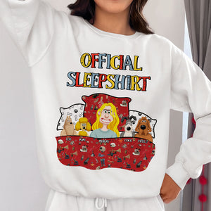 Personalized Gifts For Mom Dog Lover Shirt Official Sleepshirt 02XQMH210125PA-Homacus