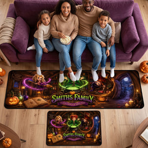 Macabre Spell Sisters Runner Rug - Personalized Gifts For Family 03hatn050926