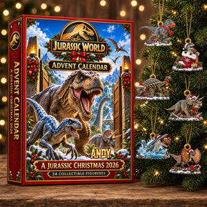 Roaring Creatures Christmas Advent Calendar Blind Box - Personalized Gifts 02tydh121026-Homacus