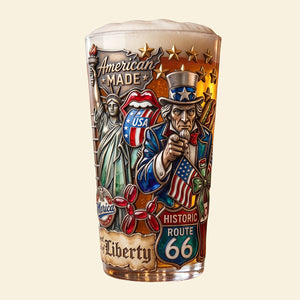 Patriotism Beer Glass - Personalized Gifts For Patriots 03pata270526