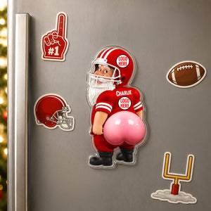 Seasonal Gnome Fridge Magnet - Personalized Gift For Sport Lovers 03OHDH030726