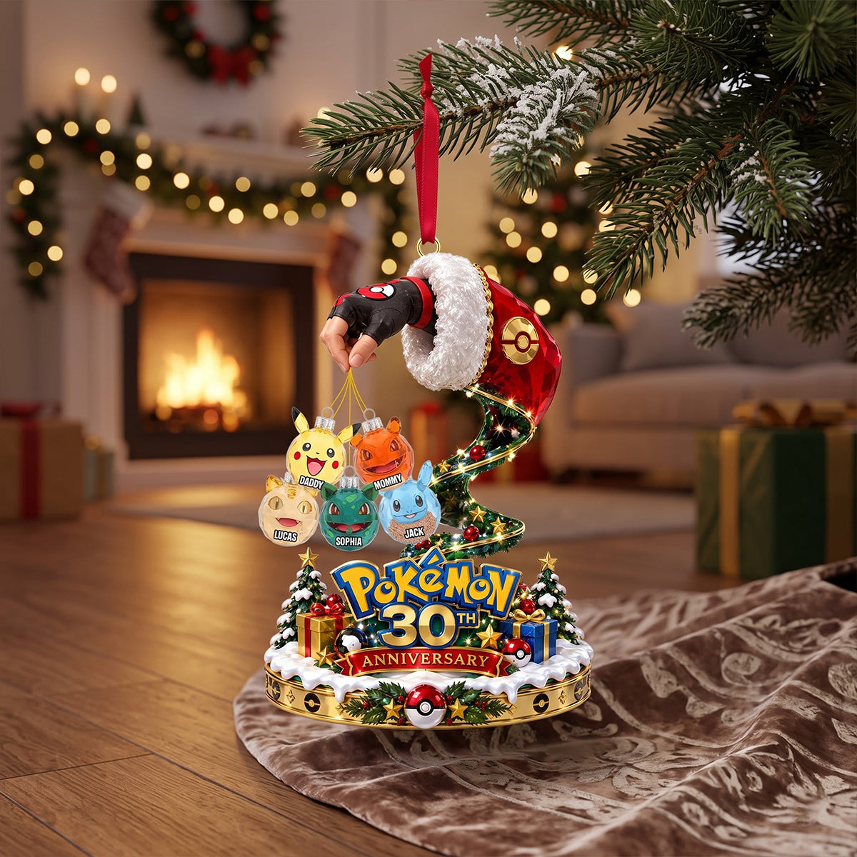 30th Anniversary Acrylic Ornament - Personalized Christmas Gifts For Family 02ohtn180926