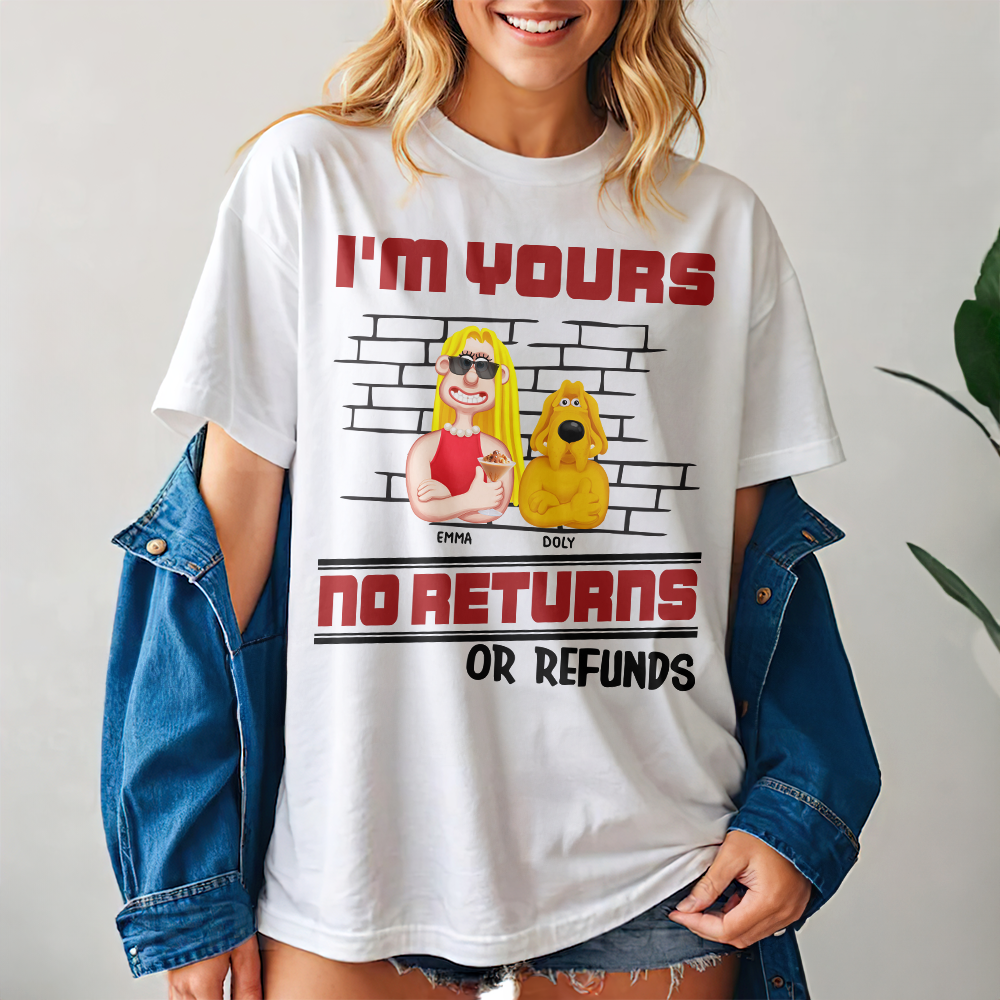 Personalized Gifts For Dog Lovers Shirt 01kapu220225pa We're Yours-Homacus