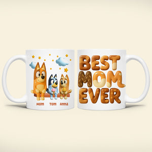 Personalized Gifts For Mom Coffee Mug - Best Mom Ever 03OHDT050425-Homacus