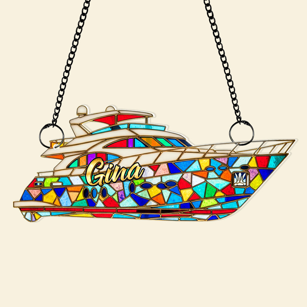 Cruise Suncatcher Ornament Personalized Gifts for Cruise Lovers 02PGDT300725-Homacus